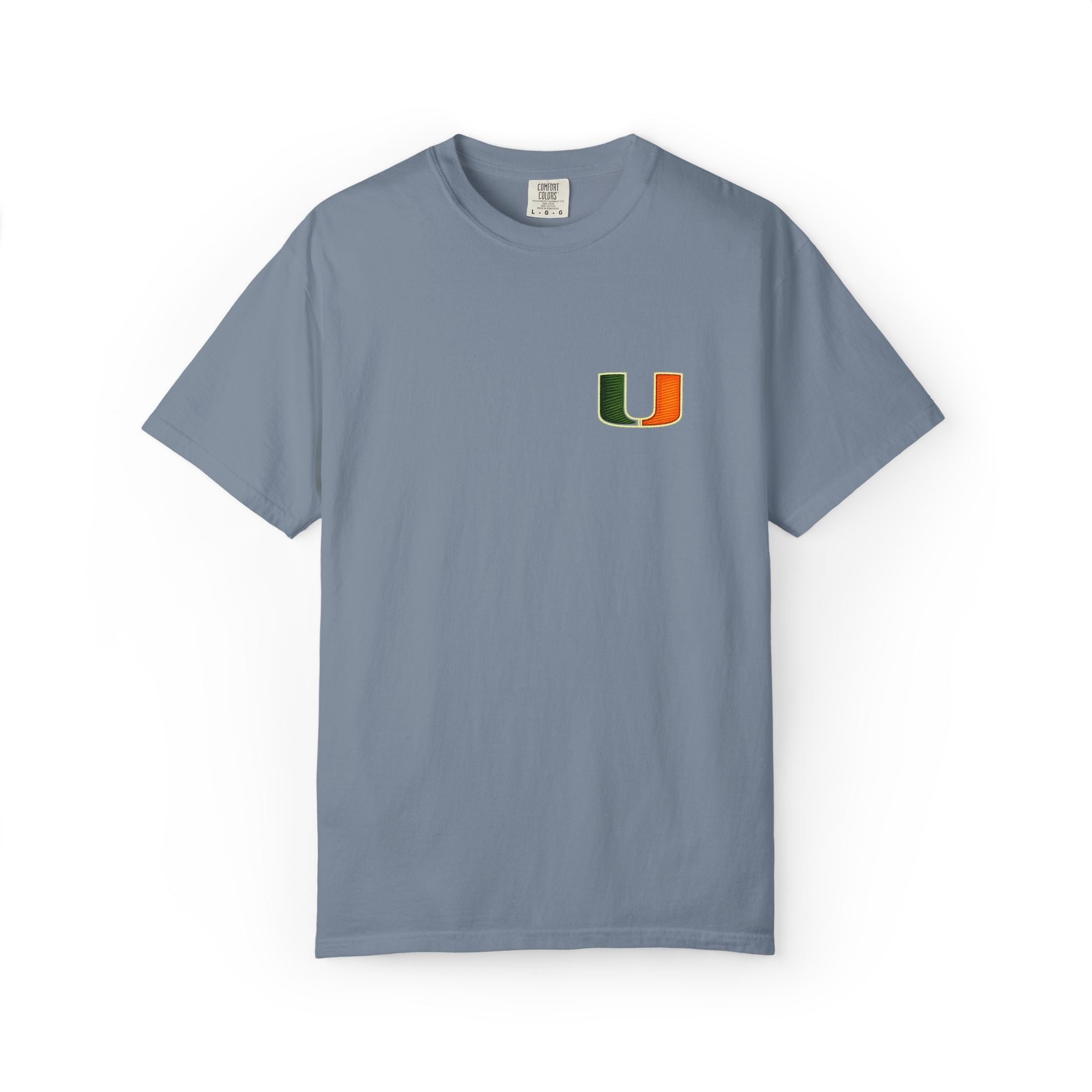 Miami Campus Skyline T-Shirt — Vintage U Logo & Coral Gables Park Scene