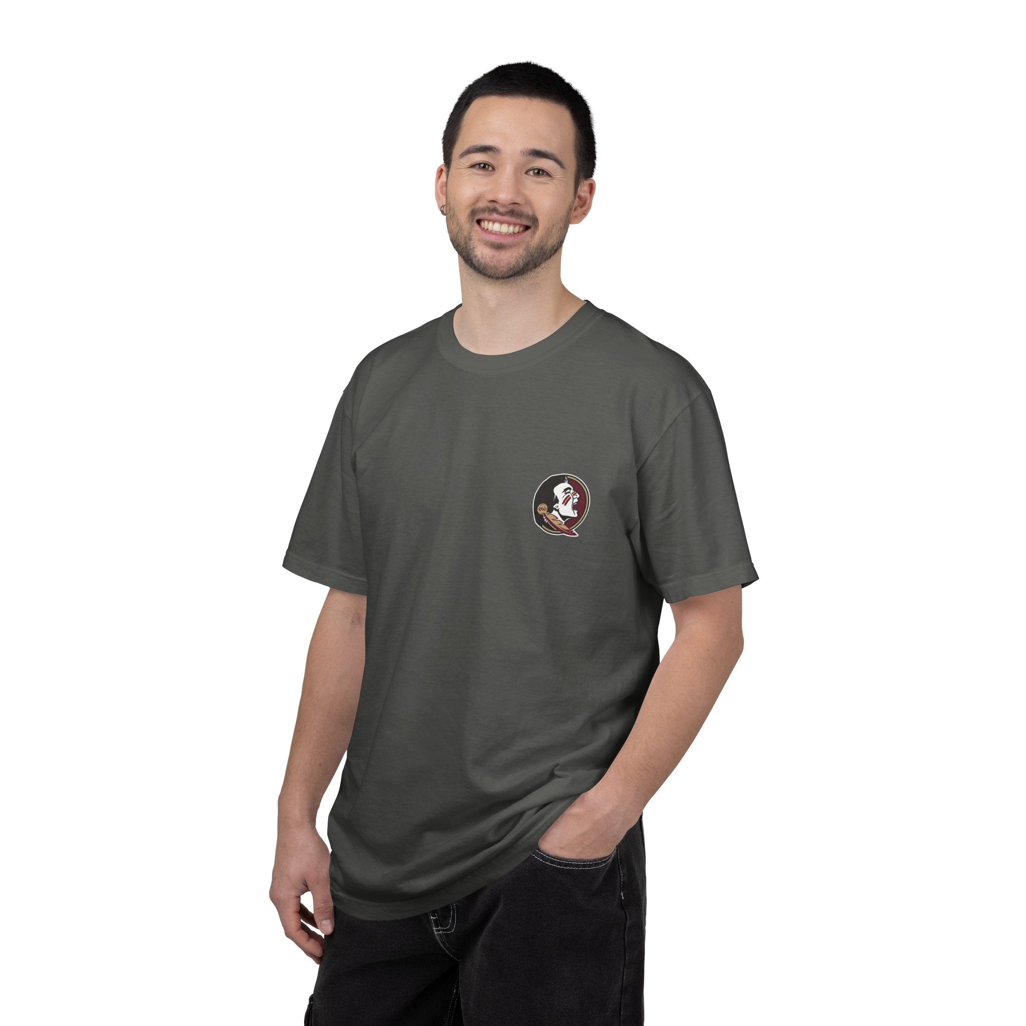 Florida State Campus Skyline T-Shirt — Vintage FSU Architecture & Westcott Fountain Scene