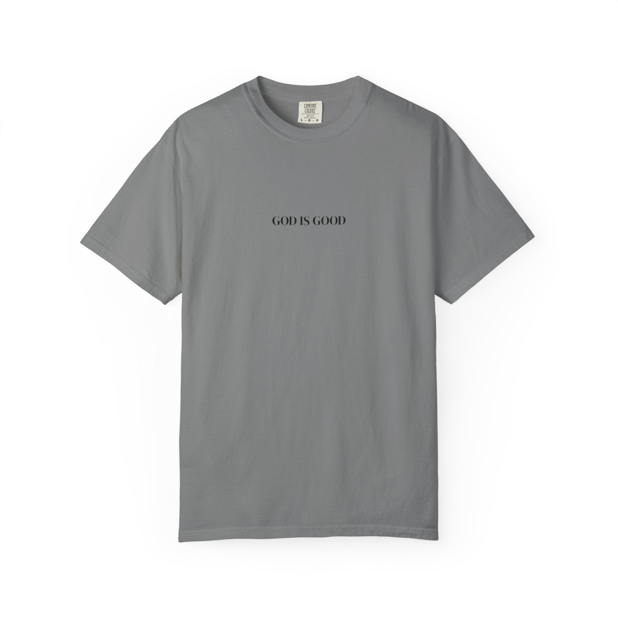 T-Shirt — "GOD IS GOOD" Minimalist Crewneck Tee