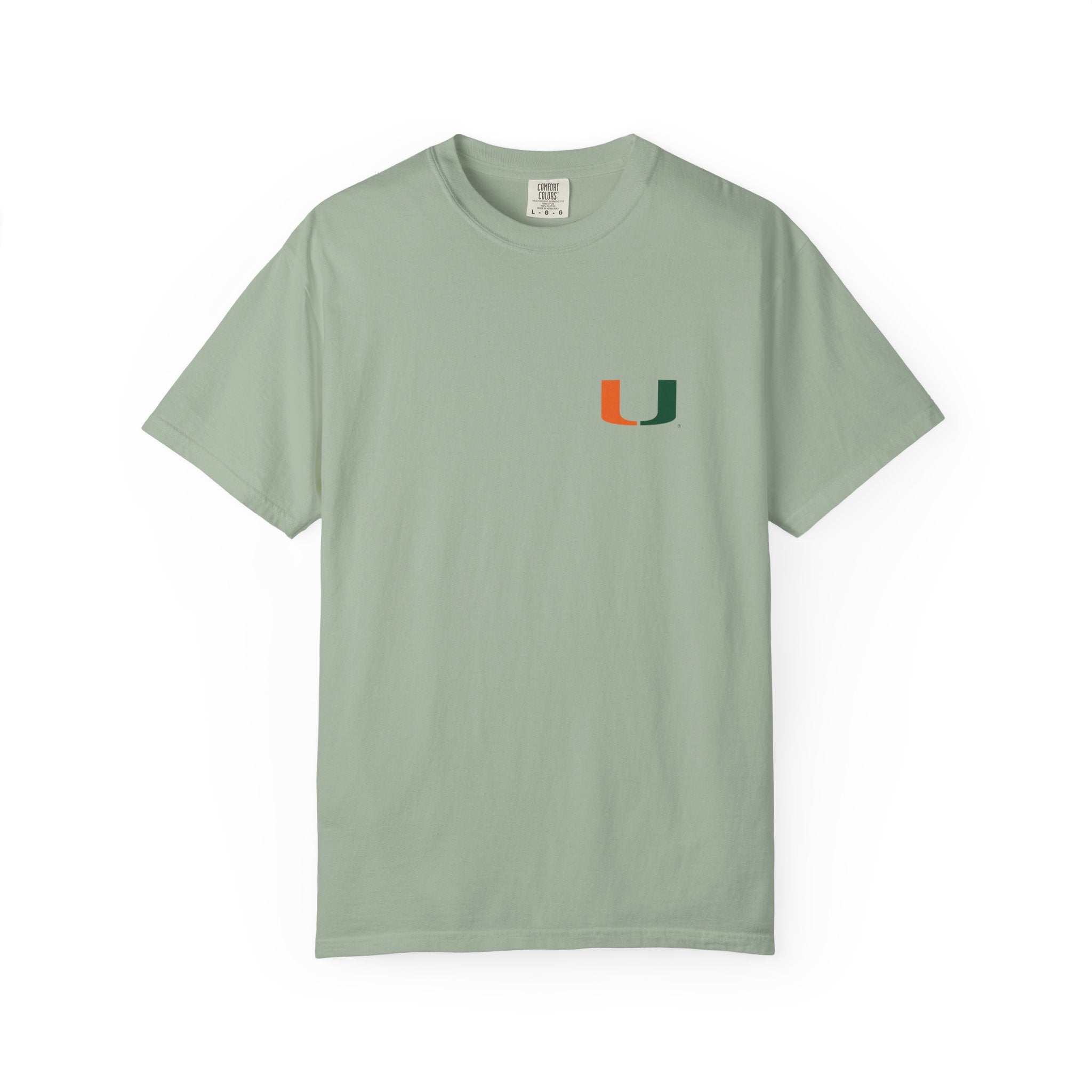 Miami Campus Skyline T-Shirt — Vintage U Logo & Coral Gables Park Scene