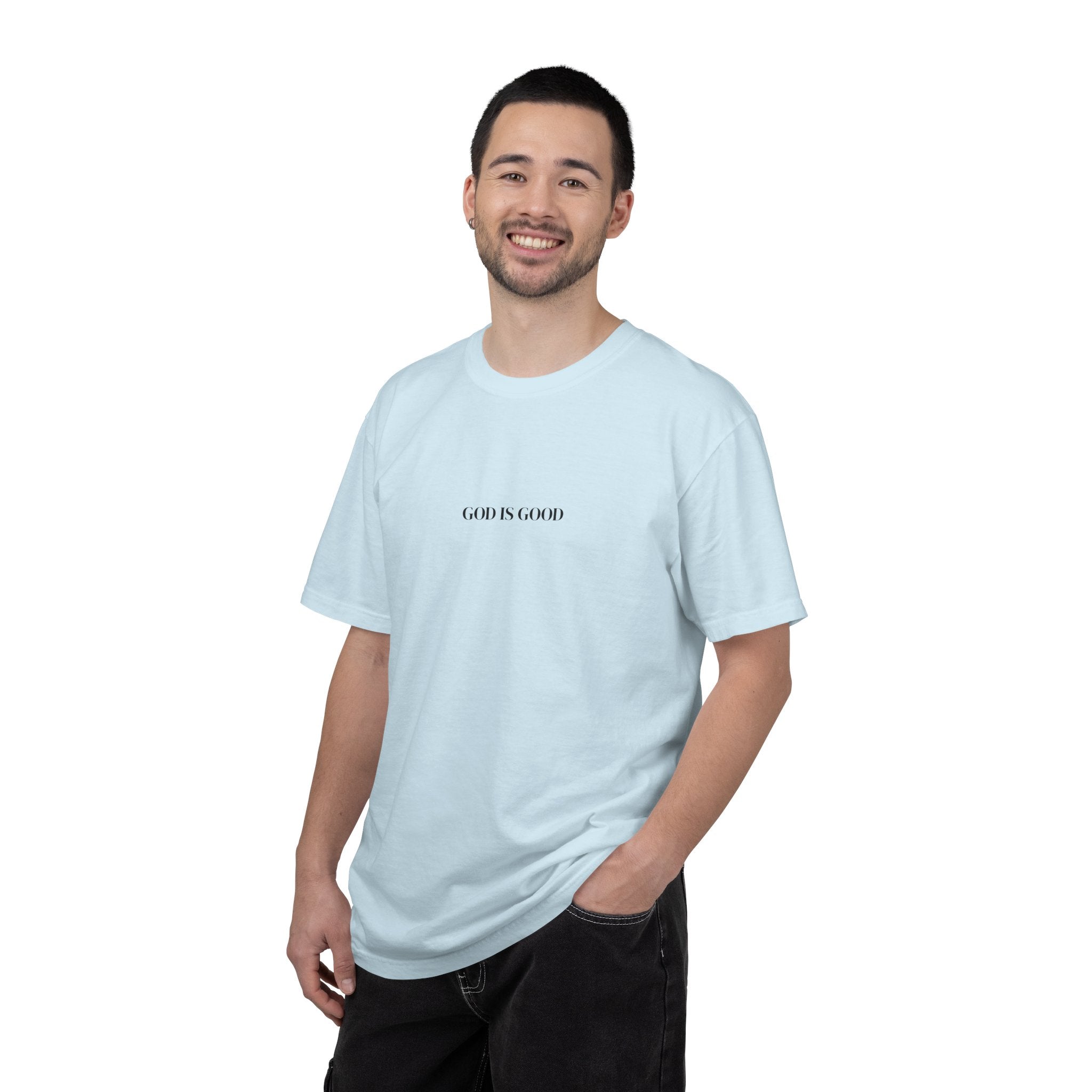 T-Shirt — "GOD IS GOOD" Minimalist Crewneck Tee