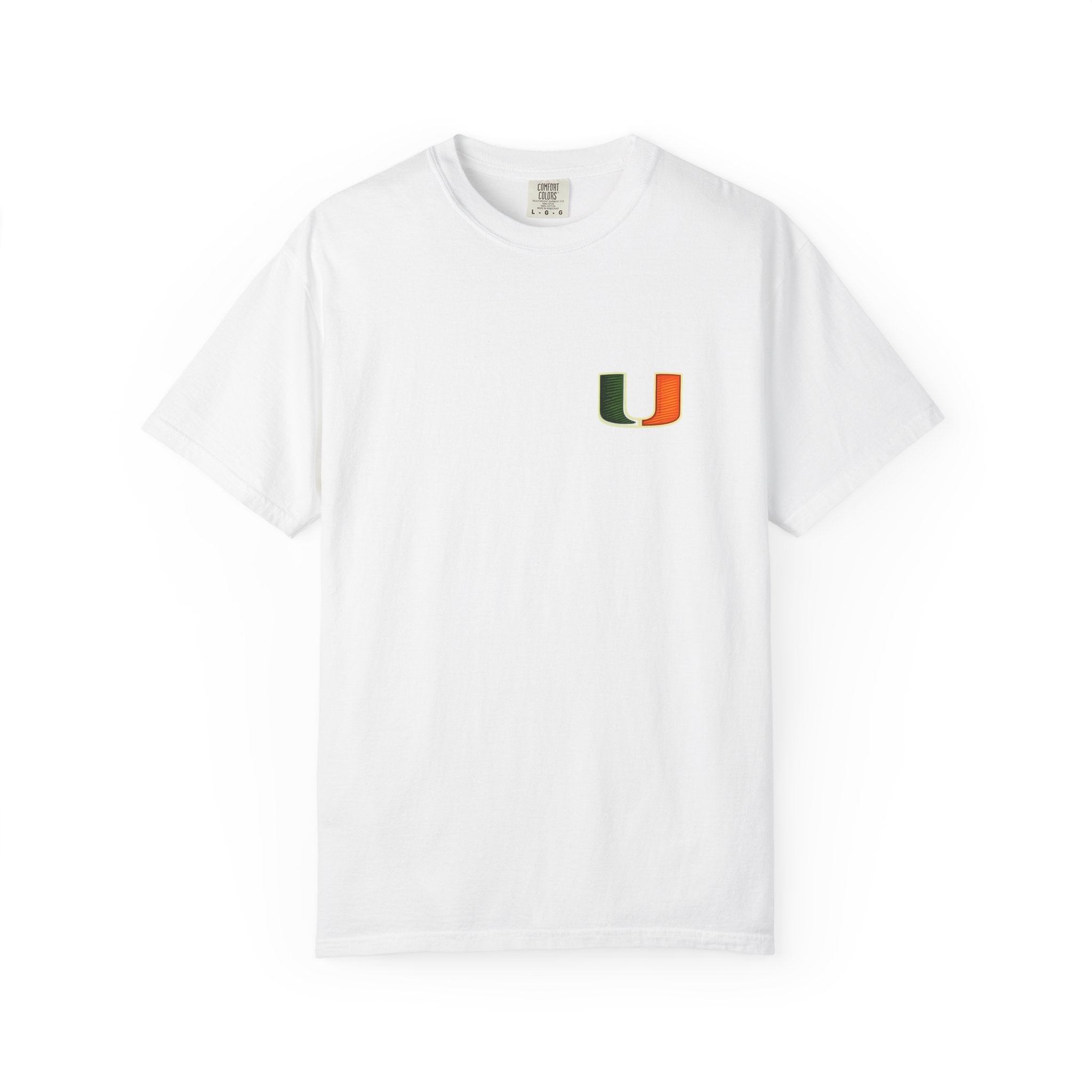 Miami Campus Skyline T-Shirt — Vintage U Logo & Coral Gables Park Scene