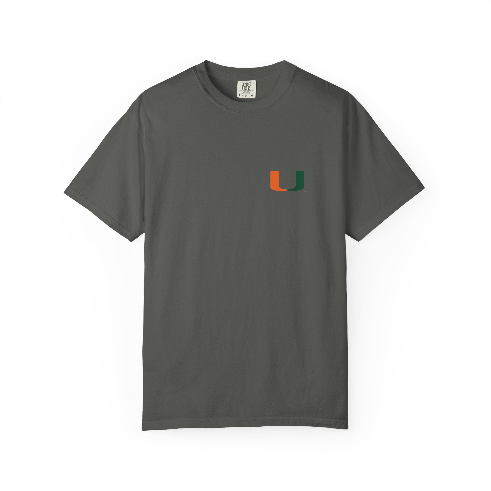 Miami Campus Skyline T-Shirt — Vintage U Logo & Coral Gables Park Scene