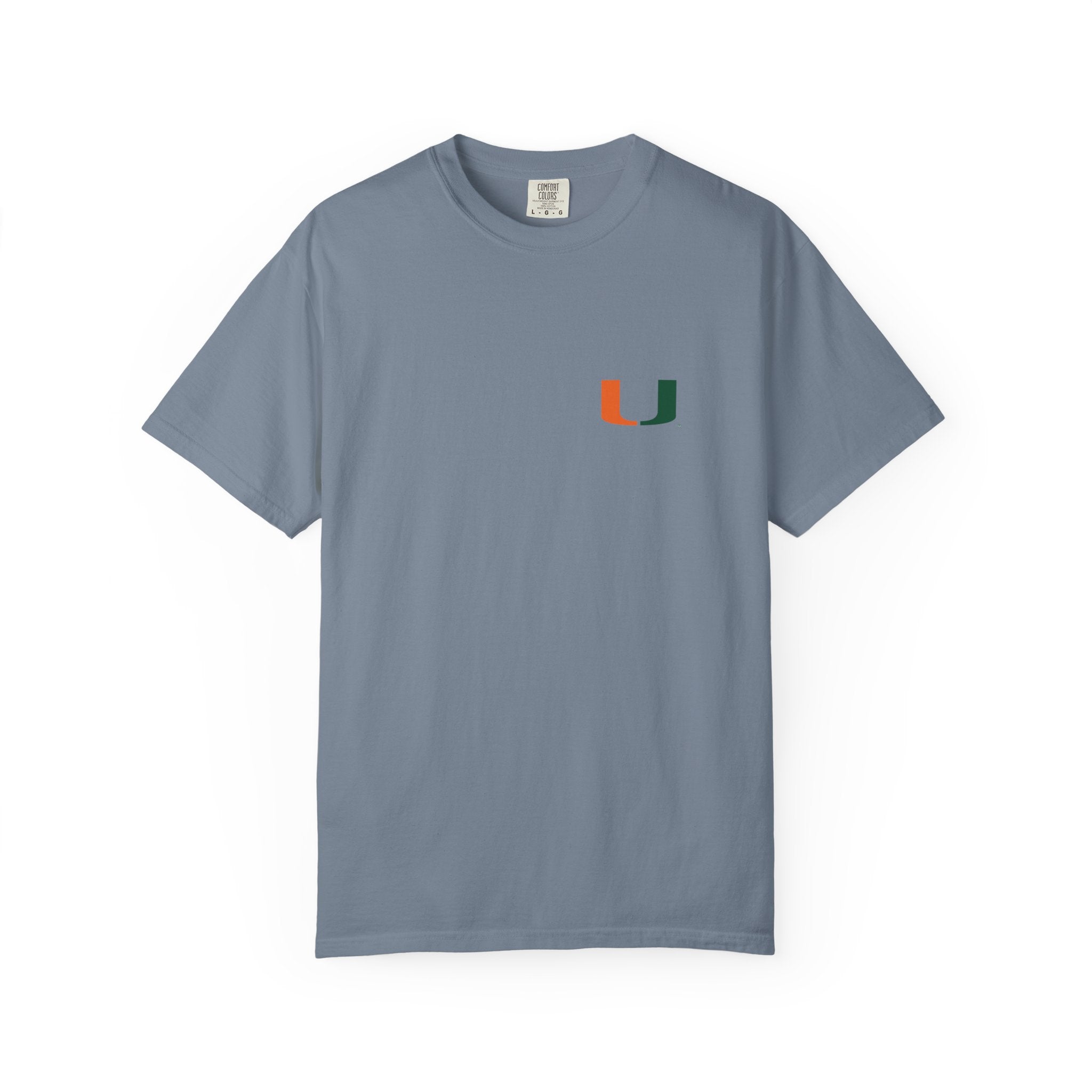 Miami Campus Skyline T-Shirt — Vintage U Logo & Coral Gables Park Scene