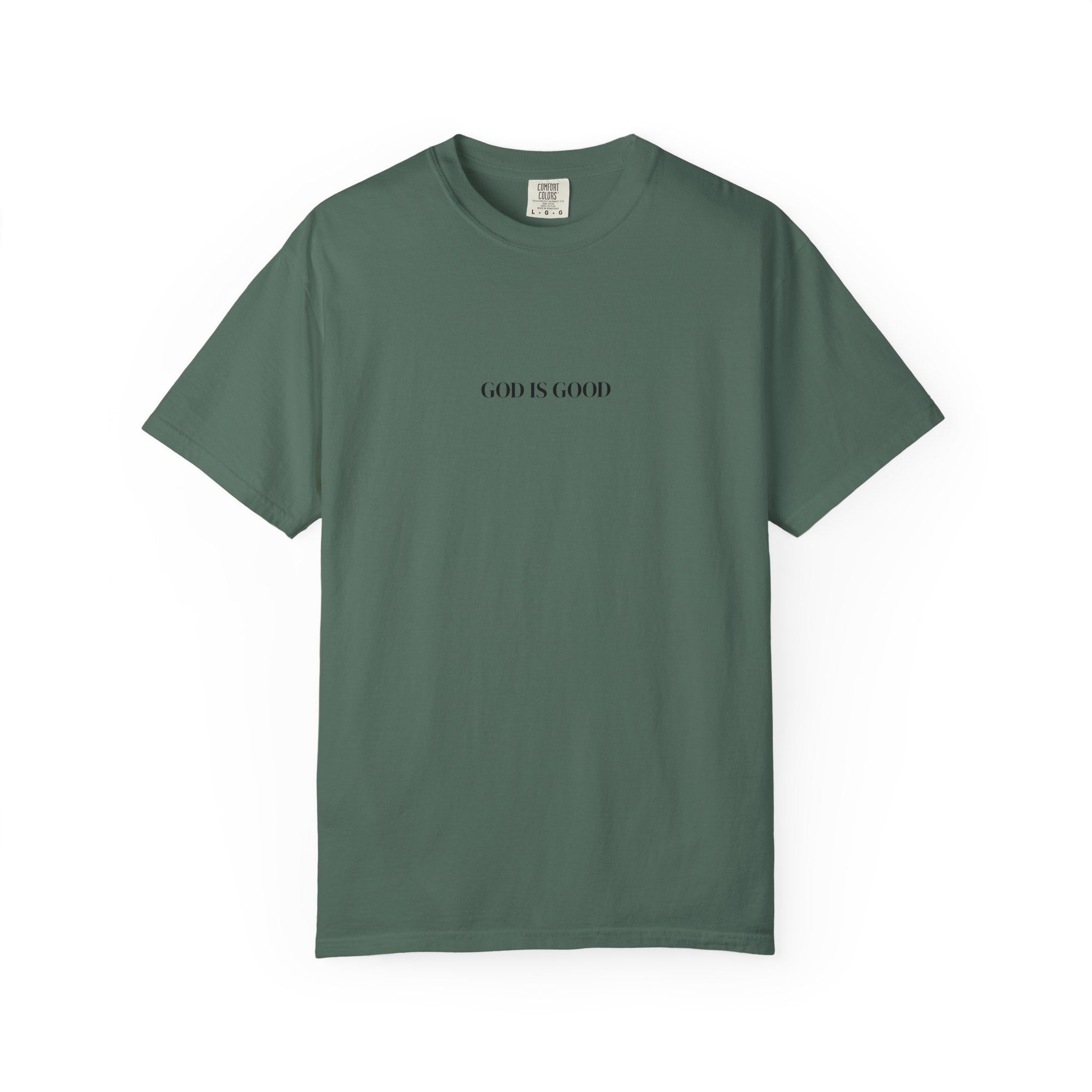 T-Shirt — "GOD IS GOOD" Minimalist Crewneck Tee
