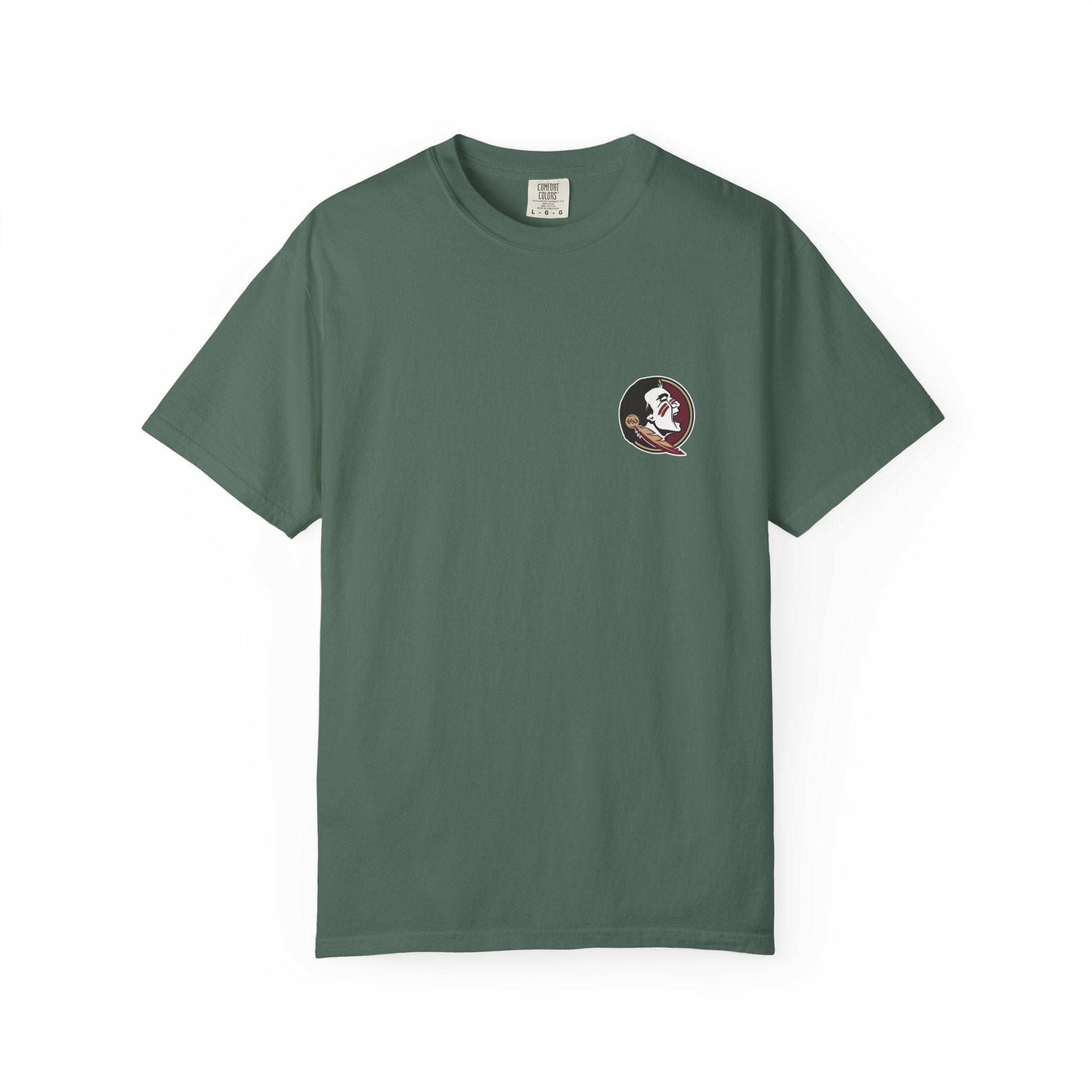 Florida State Campus Skyline T-Shirt — Vintage FSU Architecture & Westcott Fountain Scene