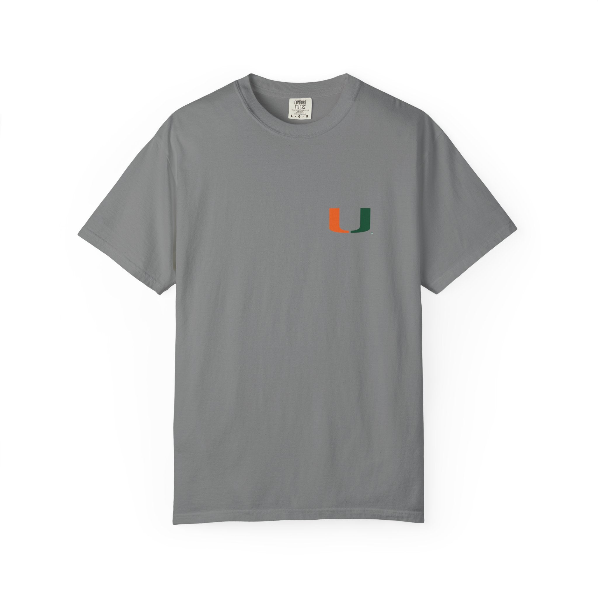 Miami Campus Skyline T-Shirt — Vintage U Logo & Coral Gables Park Scene