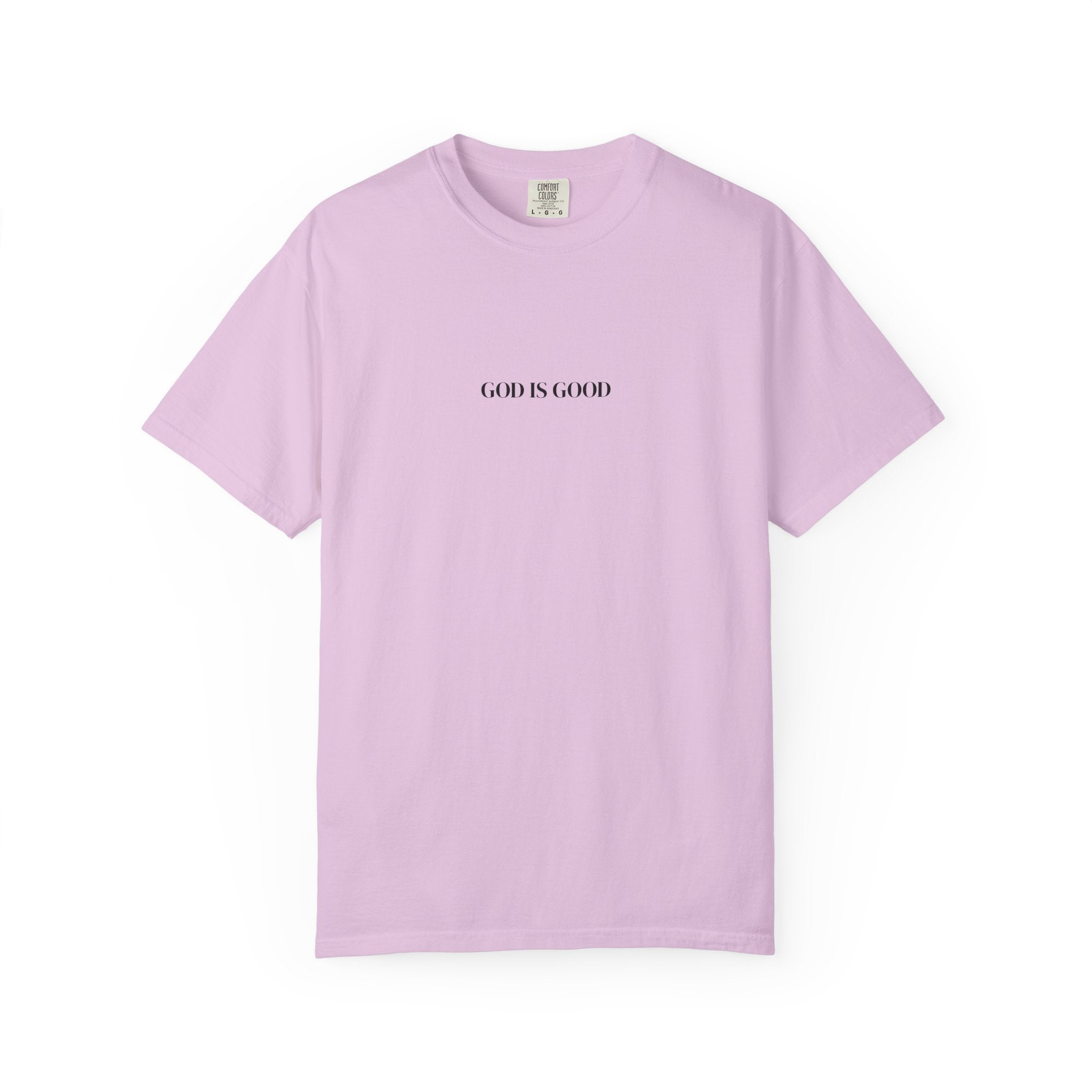T-Shirt — "GOD IS GOOD" Minimalist Crewneck Tee