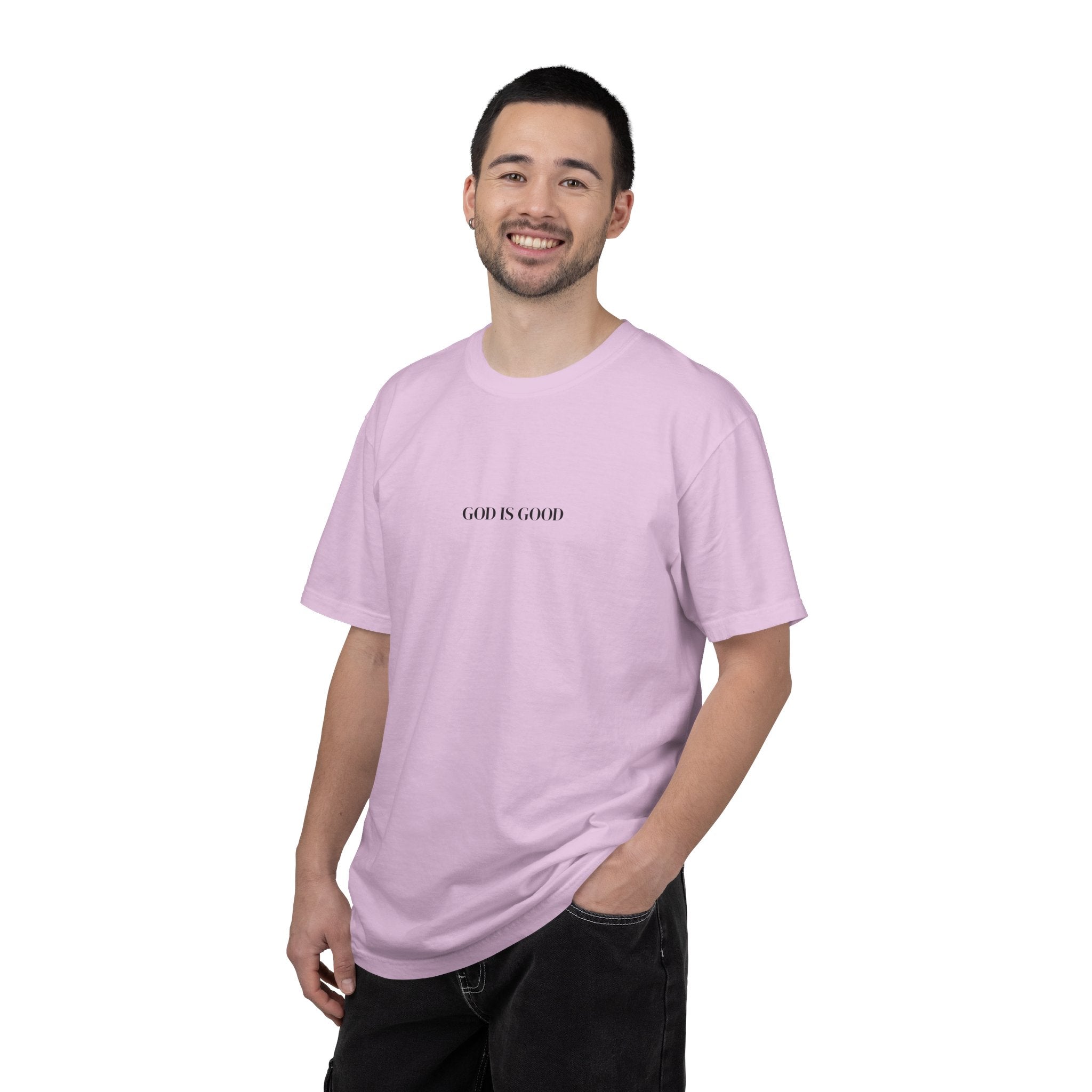 T-Shirt — "GOD IS GOOD" Minimalist Crewneck Tee