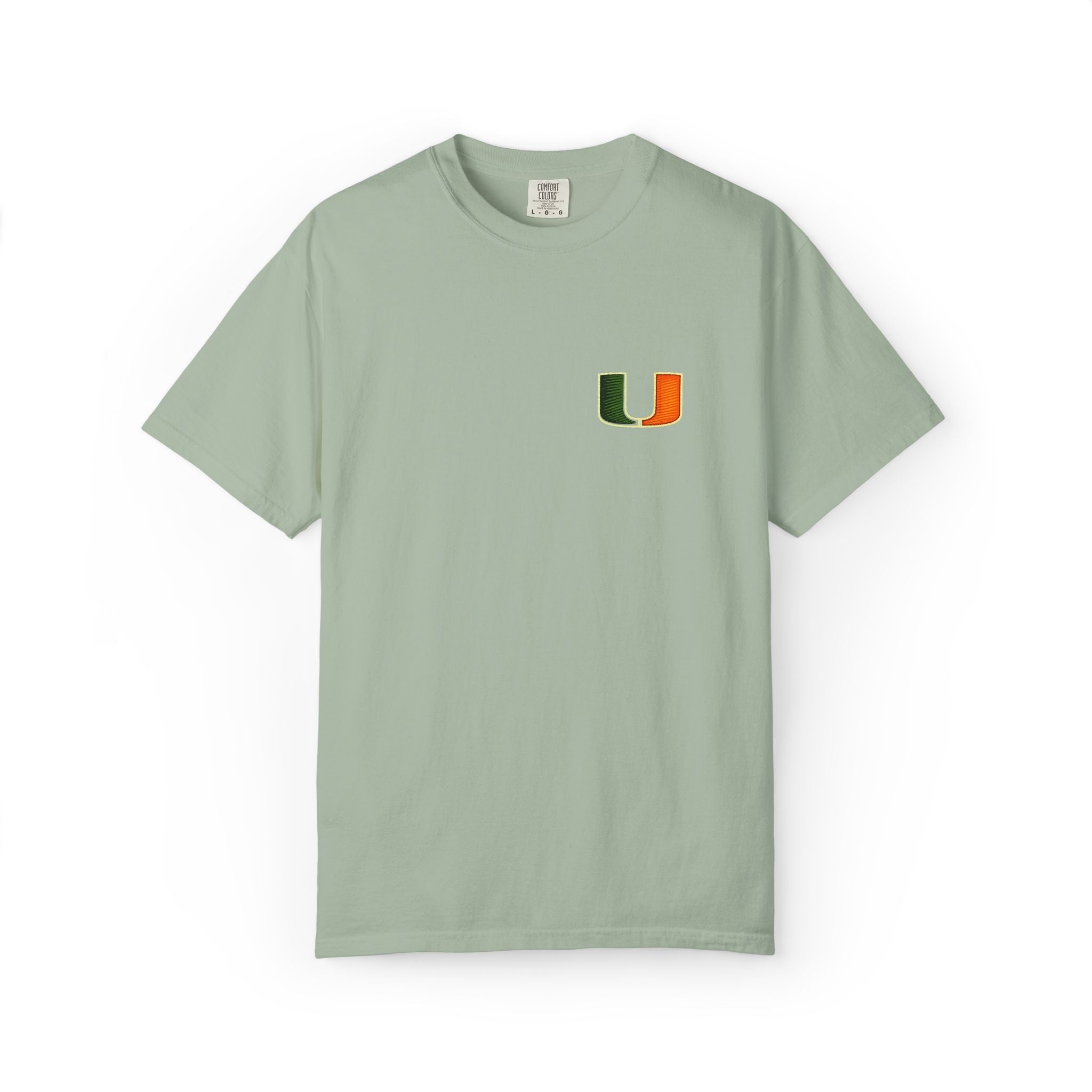 Miami Campus Skyline T-Shirt — Vintage U Logo & Coral Gables Park Scene